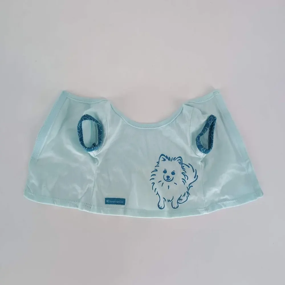 American Girl Doll Retired Blue Two Piece Pomeranian Pajamas Set for 18